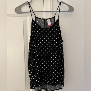 Black & White Dotted Tank Top